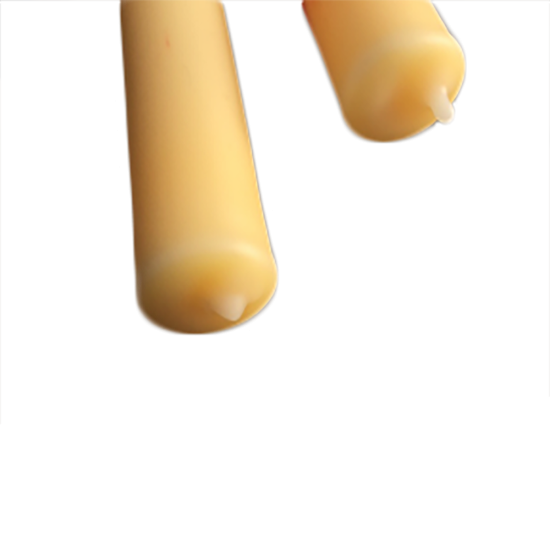 7 Inch Hand Dipped Taper Beeswax Candle 