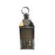 Pierced Tin Lantern with glass Door